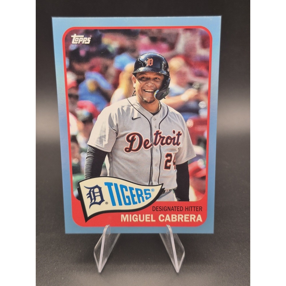 2023 Topps Archives Miguel Cabera #126 Light Blue Foil /25 Detroit Tigers